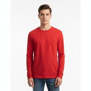 Polo Ralph Lauren Red Long Sleeve Tee